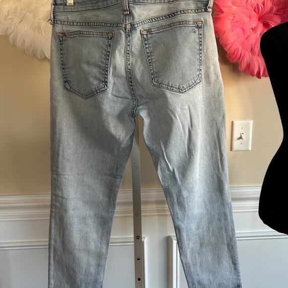 rag & bone Dre Low Rise Ankle Slim Boyfriend Albion Jeans Size 27 - Picture 3 of 4